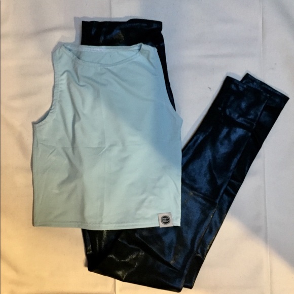 NEW GREATER THAN SPORTS Liquid Leggings in Black - Picture 5 of 8